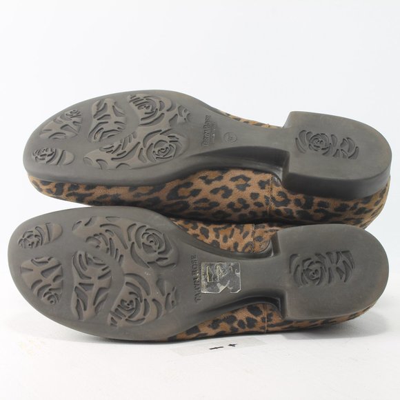 Taryn Rose Leopard Chelsea Booties SZ EU38 US6 - Picture 9 of 15